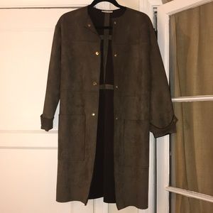 Beautiful Zara Suede Coat